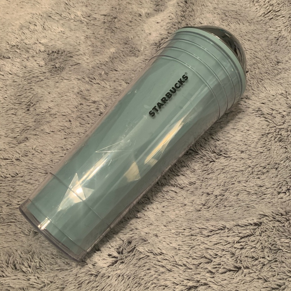 **SOLD** Starbucks cold cup blue plastic 20oz